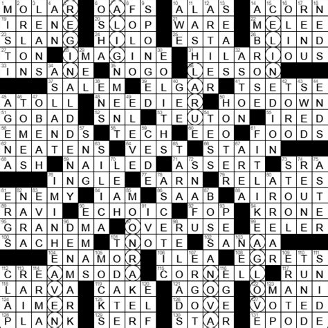 movie trailer crossword clue